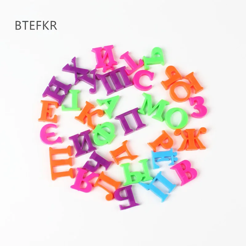 

33pcs Russian Alphabet Magnetic Letters Baby Educational & Learning Toy Fridge Refrigerator Message Board for Baby
