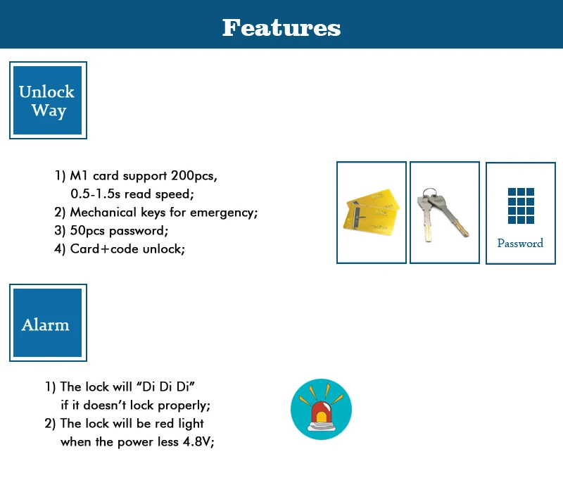 Электрический ключ кодовый дверной замок Безопасность квартиры passcode дверной замок с M1 кард-ридером