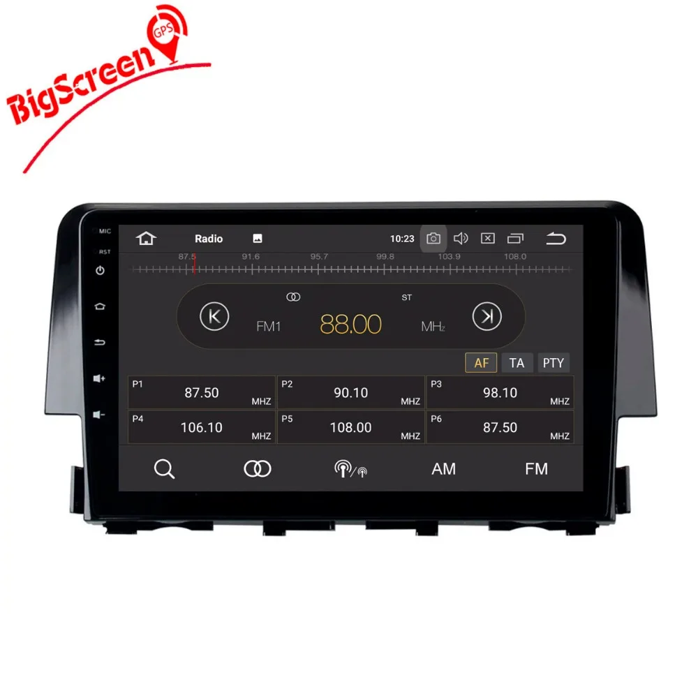 Cheap The Newset Android8.0 8 Core 4GB RAM 32GB ROM Car No DVD Player GPS Navi For Honda Civic 2015 2016 multimedia Unit Autoradio 1