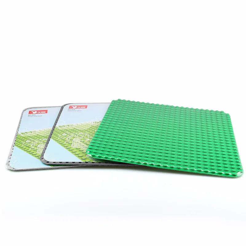 Pаспродажа Большой размер 38,4*38,4 см опорная плита большая Базовая пластина 24*24 точки большой кирпич твердая пластина развивающие игрушки Duploe игрушки дл...