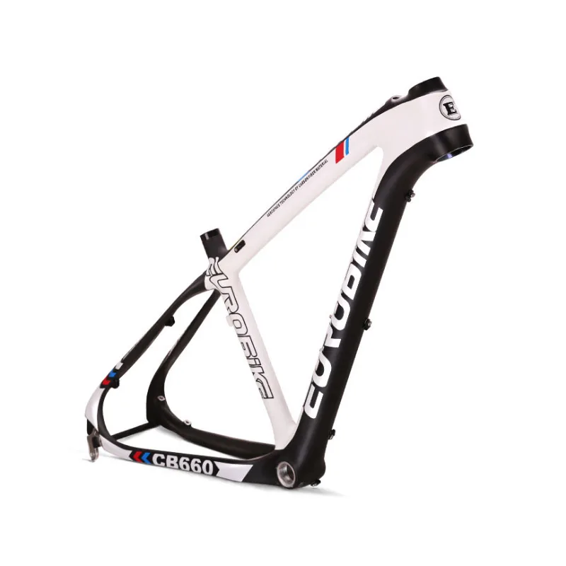 Excellent Ultra-light Carbon Fiber Frame Mountian Bike Disc Brake Tapered Tube 27.5inch Wheel 16.5inch Frames MTB Bicycle Part Accessories 2