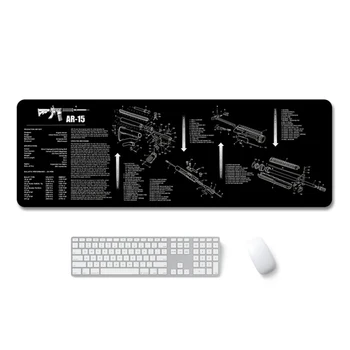 

Universal Mouse Pads 35.75"x 12" Stitched Edge Large Long Rubber Work Mat Precise Positioning For Laptop Computer Mouse Mat