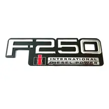 Plástico abs f250international power F-250International power carro adesivo emblema emblema emblema emblema emblema emblema emblema