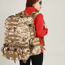 55L мужской рюкзак для путешествий Ткань Оксфорд открытый рюкзак Армейский Камуфляж Тактический рюкзак альпинистский комбинированный рюкзак