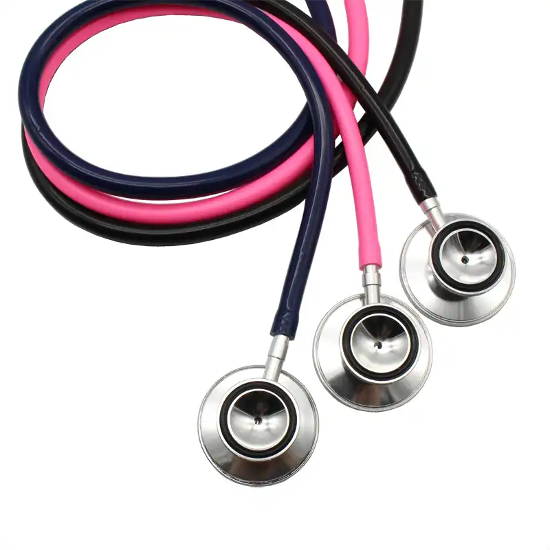 Высокое качество Профессиональный двойной головкой стетоскоп Auscultation устройство Доктор необходимый акустический стетофон сфигмоманометр - изображение