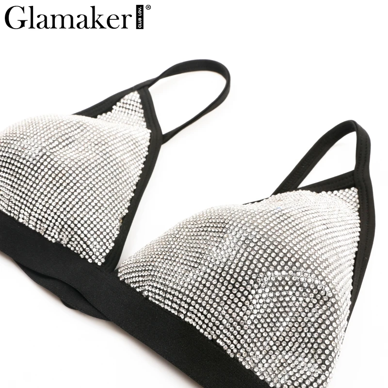 Glamaker роскошь бурения сексуальное боди Женский костюм из двух предметов Летний