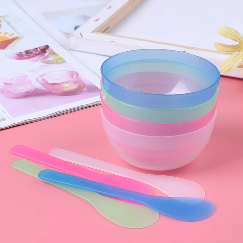 New DIY FaceCare Makeup Tools Kit Plastic FaceMask Bowl Stick Brush Set Mixing Applying New DIY FaceCare Makeup Tools Kit Plastic FaceMask Bowl Stick Brush Set Mixing Applying