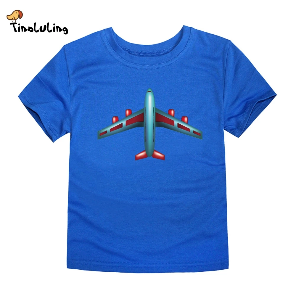 TINOLULING 2018 new baby boys girls airplane t shirt top kids plane t