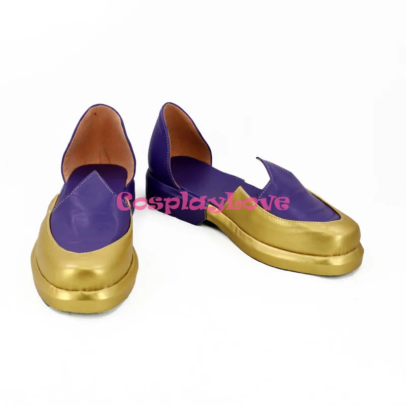 Fate Grand Order Caster Gilgamesh Golden Purple Cosplay Shoes Boots Newest Custom Made For Halloween Cosplaylove (3)
