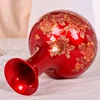 Antique Jingdezhen Chinese Ceramic Red Vase Wedding Decoration Porcelain Vase Flower Receptacle Gift 3