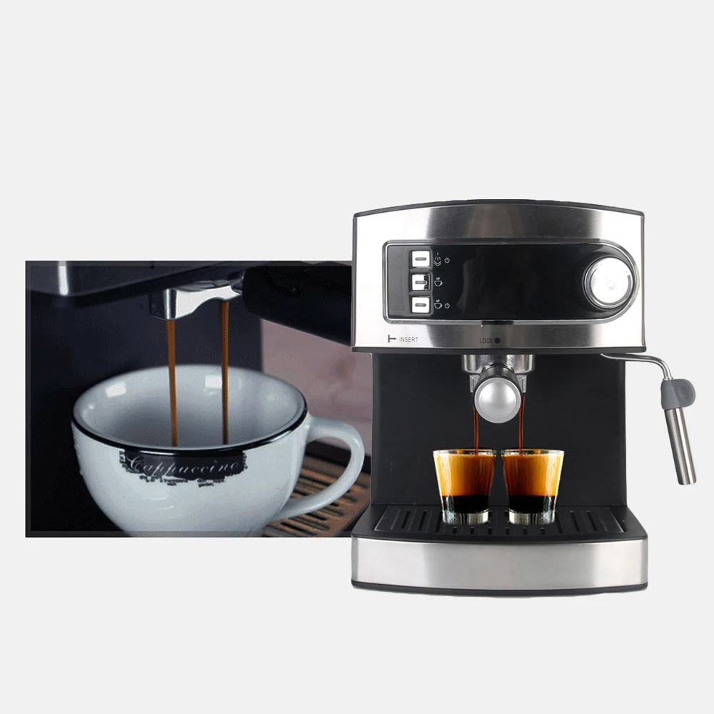 

ITOP Coffee Machine Espresso Coffee Maker With Cappuccino System Italian 20 Bar Pressure Espresso Coffee Machine