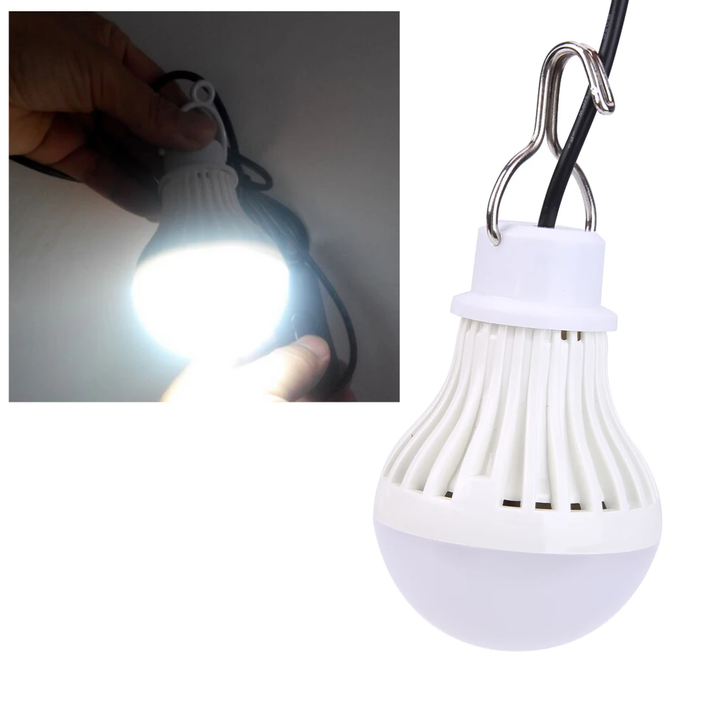5W 5V Portable Hanging Tent Light LED Night Light USB Rechargeable LED