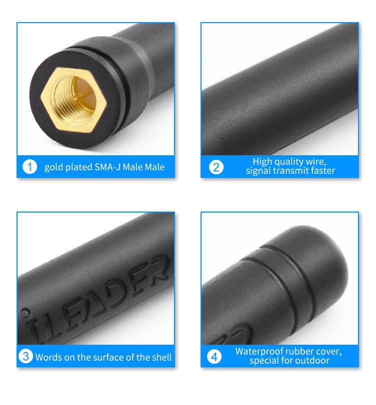 2 шт. 3dBi GSM антенна большой дальности универсальная 170 МГц/315 МГц/433 МГц/470 МГц антенна для связи sma-j разъем