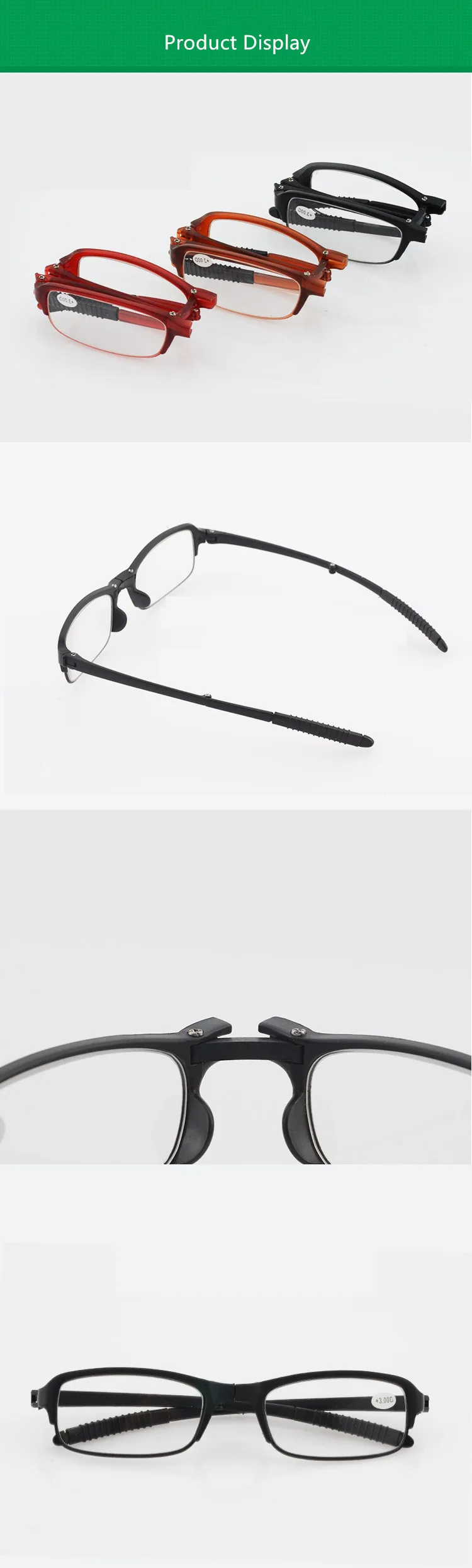 Высокое качество складные очки для чтения мужские и женские очки для чтения дальнозоркостью Асферические смолы очки 1.5 2.0 2.5 3.0 3.5
