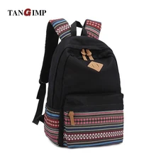 TANGIMP 2017 Femme Femmes Ethnique Toile Sac À Dos Style Preppy École Lady Fille Étudiant Sac D’ordinateur Portable de Voyage mochila bolsas sac à dos