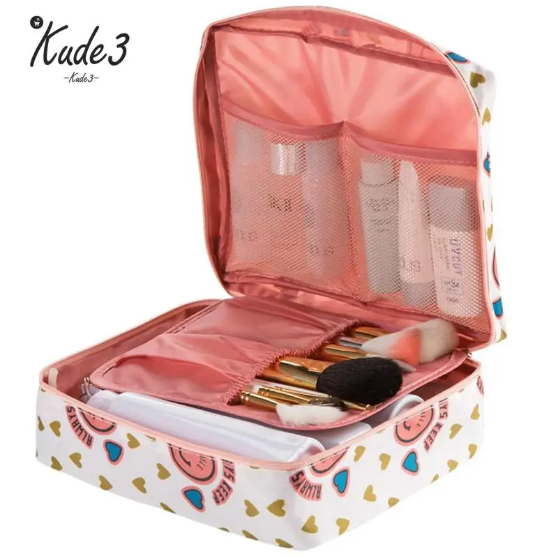 Kude, Женская многофункциональная сумочка-косметичка, органайзер, водонепроницаемая, портативная, для макияжа, сумка для путешествий, для необходимости, для красоты, чехол для мытья, 4829