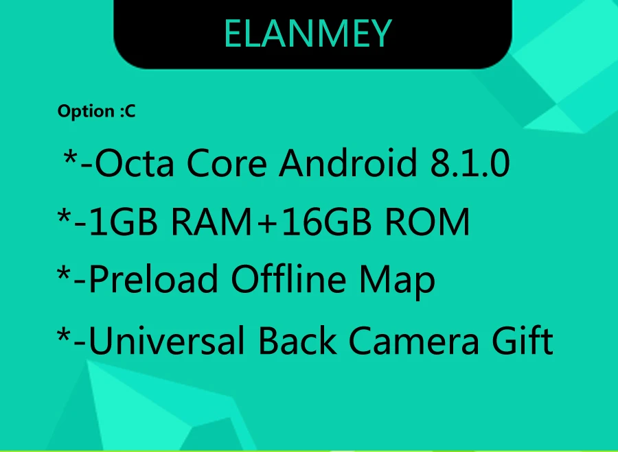 Perfect Elanmey GPS 8-Core Bluetooth stereo android 8.1.0 car multimedia player for Polo golf passat cc skoda tiguan radio no DVD Player 3