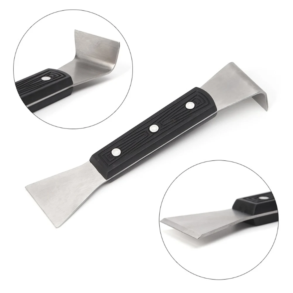 

Extractor Plastic Handle Flat Stainless Steel Cut Bee Hive Cleaning Honey Scraper Beekeeping Tool Multi-function Apiculture