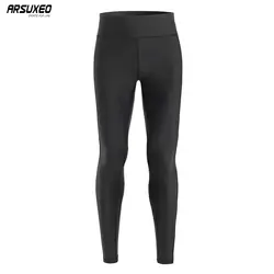 ARSUXEO женские брюки для активного Бега Йога тренировочные упражнения компрессионные колготки брюки фитнес Леггинсы Светоотражающие P9016
