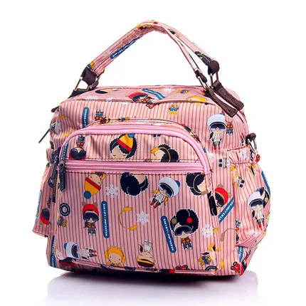 Модные женские Vivisecret мультфильм Harajuku печать водонепроницаемый нейлон маленькая сумка для хранения обеда плечо сумка через плечо - Цвет: NO26 Pink music girl