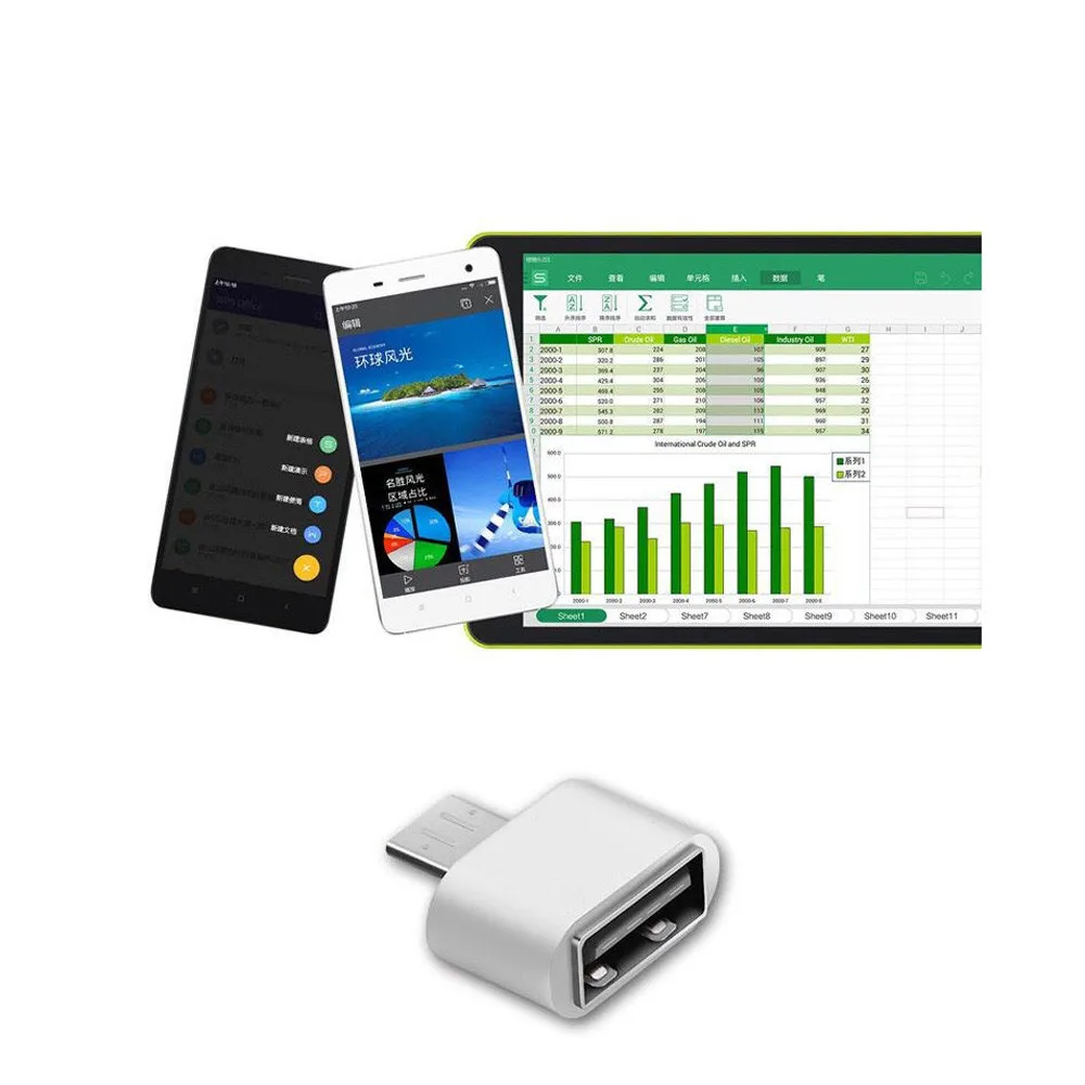 Адаптер коннектор Type C OTG USB 3 1 к 2 0 A для телефонов Samsung Huawei высокоскоростные