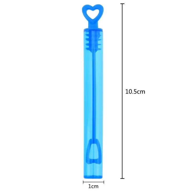 6 шт. цветные пустые бутылки для мыла в форме сердца, свадебные украшения на день рождения, производитель пузырей для детских игр под открытым небом пузырьковая игрушка