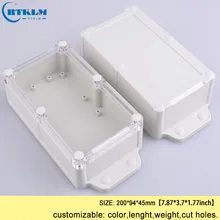 Водонепроницаемая распределительная коробка, настенная пластиковая коробка для электронного корпуса из АБС-пластика, корпус для проекта DIY 200*94*45 мм