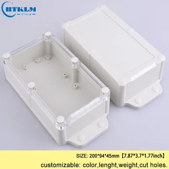 

Waterproof junction box DIY project enclosure Wall mounting plastic box for electronic ABS plastic enclosure 200*94*45mm
