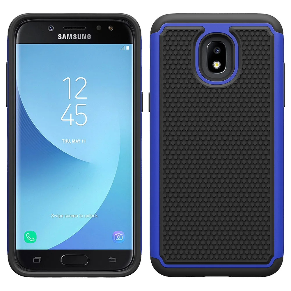 Двухслойный Гибридный защитный чехол для Samsung Galaxy J3 2018/Eclipse 2/J3 Prime 2/Orbit/reach/Star/Aura |