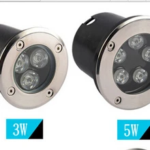 10 шт. светодиодный подземный светильник 3 Вт 5 Вт утопленный встраиваемый напольный светильник для двора, дорожка, ландшафтный светильник, уличный светильник ing