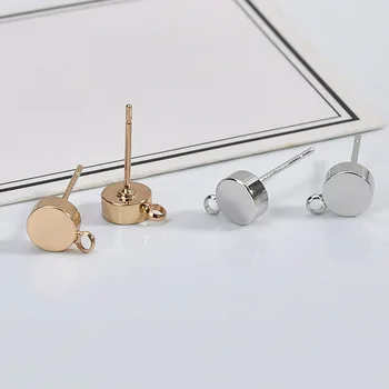 

New 36pcs/lot alloy decoration round shape women stud earrings charms diy jewelry earring pendants accessory