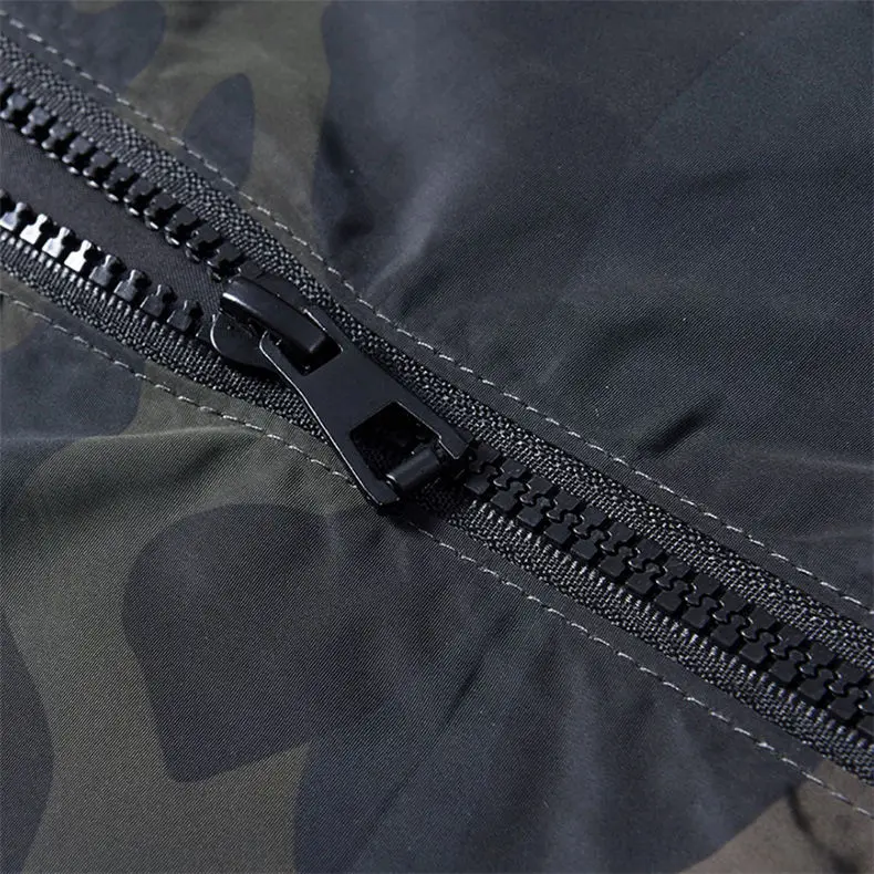 MuLS 2019 Hooded Jackets Men Autumn Ugly Camouflage Jacket Coats Water-Resistant Spring Lightweight Male Outwear Mens Size M-4XL 9