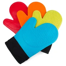 1 шт. термостойкие перчатки для приготовления пищи органический Силиконовый перчатки-Прихватки гриль Микроволновая Кухня для выпечки и bbq защитные перчатки