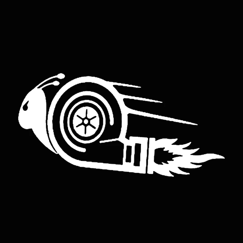 157.5cm Car Sticker Stylish Car Stickers DUB Drift Race Turbo Snail Funny Stickers and Decals Vinyl 3D Sticker On Car Styling (3)