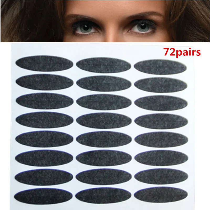 

2Types 72Pairs Black Double Eyelid Tape Sticker Paste Eye Lid Makeup Tools Magic Thick Eye Tapes Beauty Invisible Eyelid Sticker