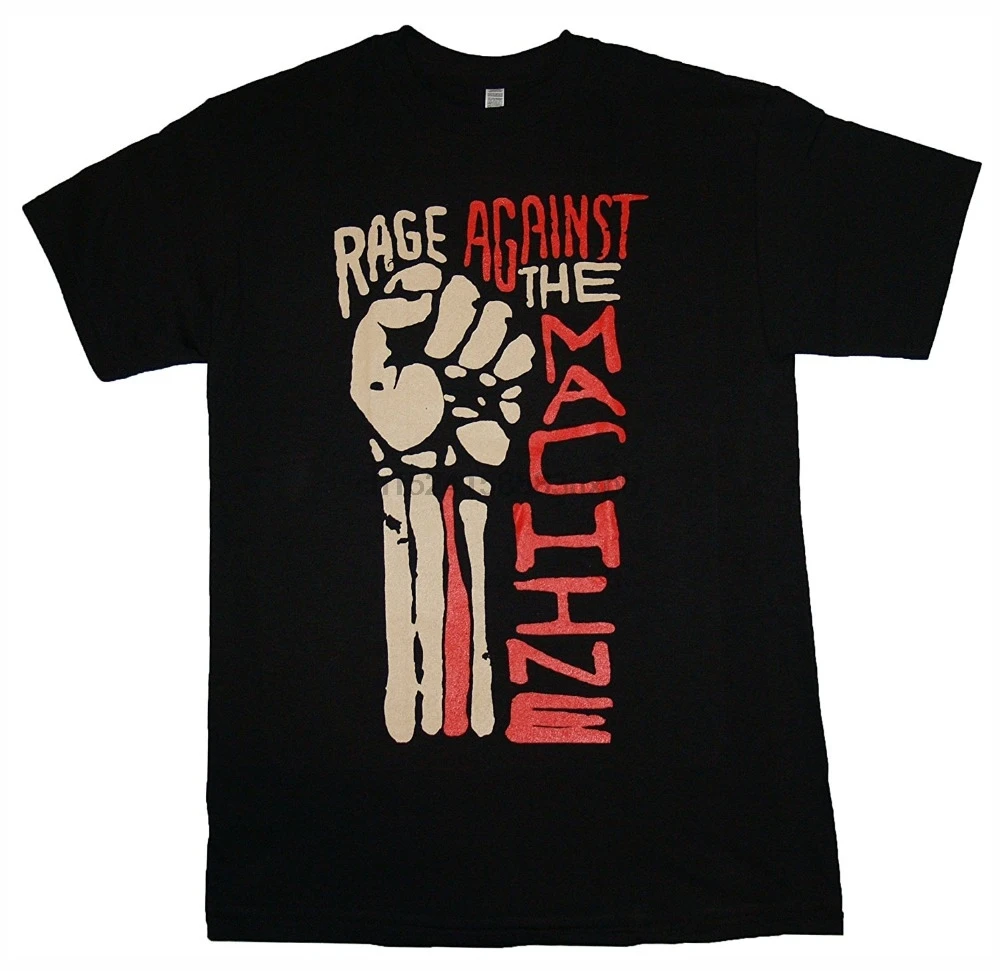 Fashion T Shirt Brand O-Neck Short Sleeve Mens Rage Against The Machine Tees |