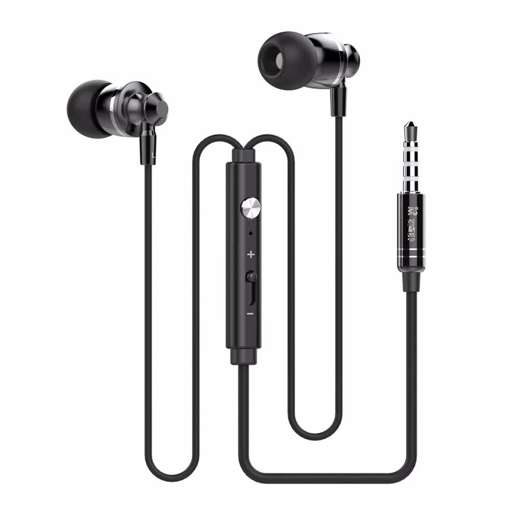 

Langsdom M300 Wired in-ear Earphone 3.5mm Plug Noise Cancelling Microphone, Volume Control for iPhone Samsung Xiaomi Meizu Sony