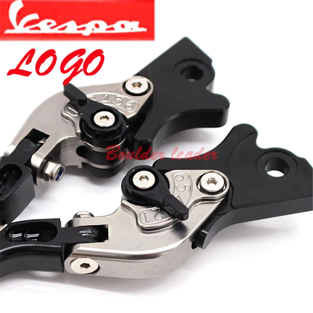 CNC piegevole e Allungabile Freno Leve di Frizione для Vespa Granturismo 125/200 GTS 125/250 S125/150/300 Super