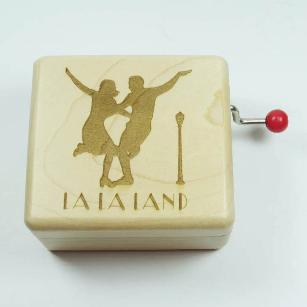 Handmade Wooden Music Box La La Land City of Stars Gifts For Birthday Christmas New Year