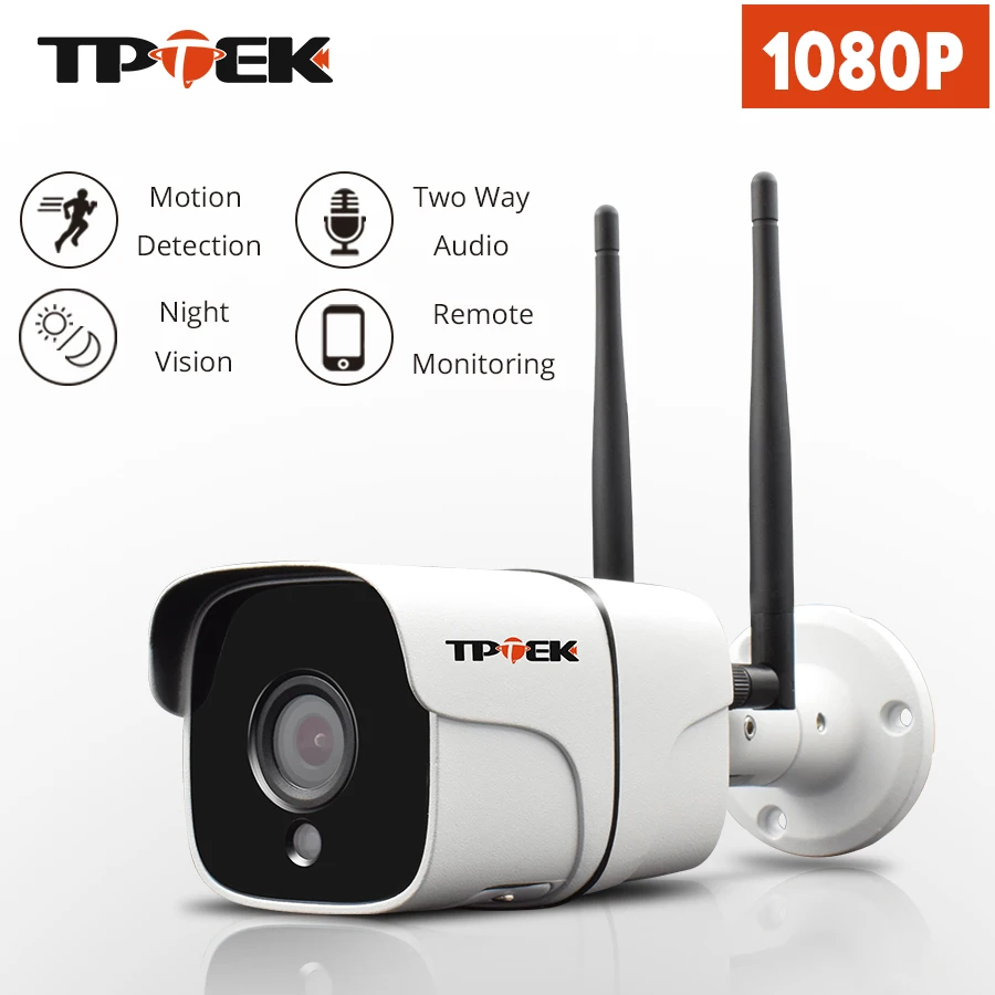 

1080P WiFi IP Camera 2MP Wi-Fi Wireless Network Camera P2P Outdoor Bullet Motion Detection Two Way Audio Yoosee Wi fi Camara Cam