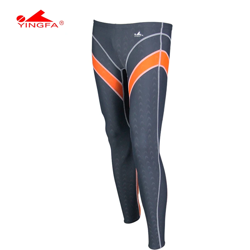 Yingfa water proof,chlorine resistant training mens long swim pants men