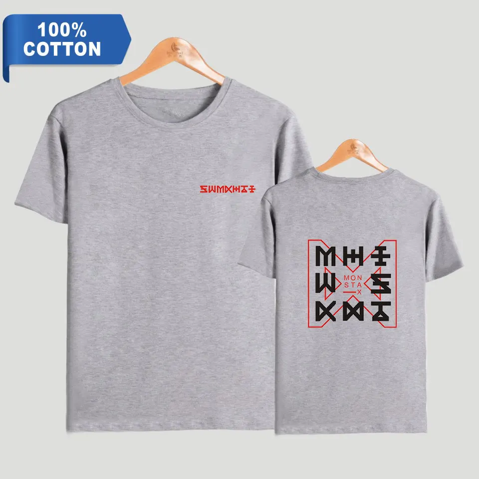 Новые модные футболки Monster X из 100% хлопка с короткими рукавами для мужчин и женщин