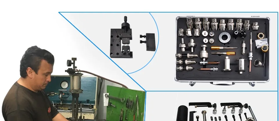 Дизельный инжектор Common Rail тестер-симулятор измерения давления с двойной шкалой бар пси-Калибр диагностический, для ремонта Наборы инструментов CRT013