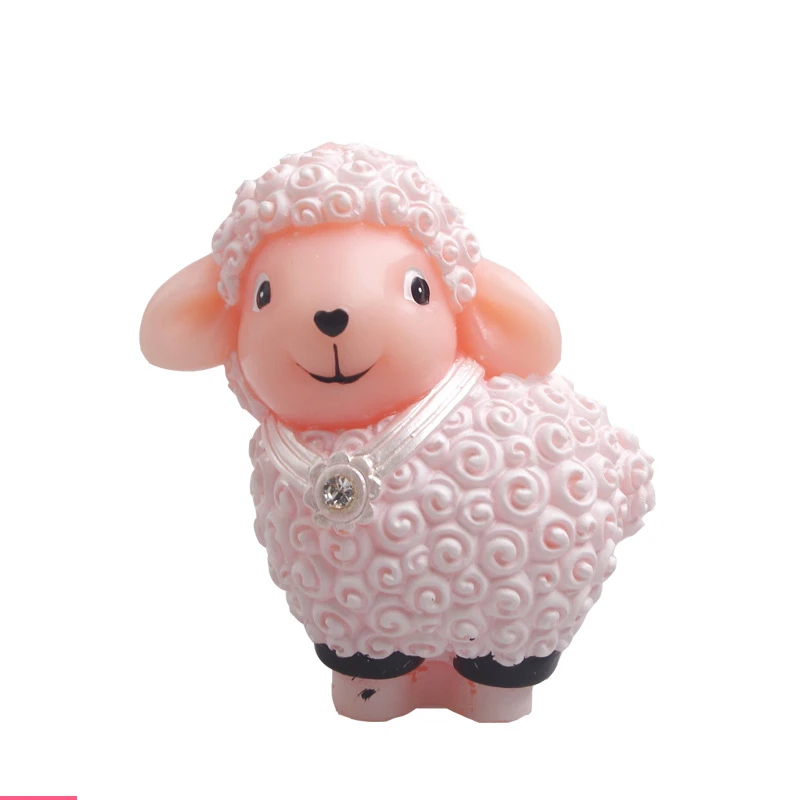 

New 3D diamond sheep candle mold silicone soap mold
