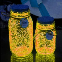 10 г Светящиеся вечерние DIY яркие светится в темноте краски звезда Желая бутылка без излучения флуоресцентная пудра Романтика подарок детям