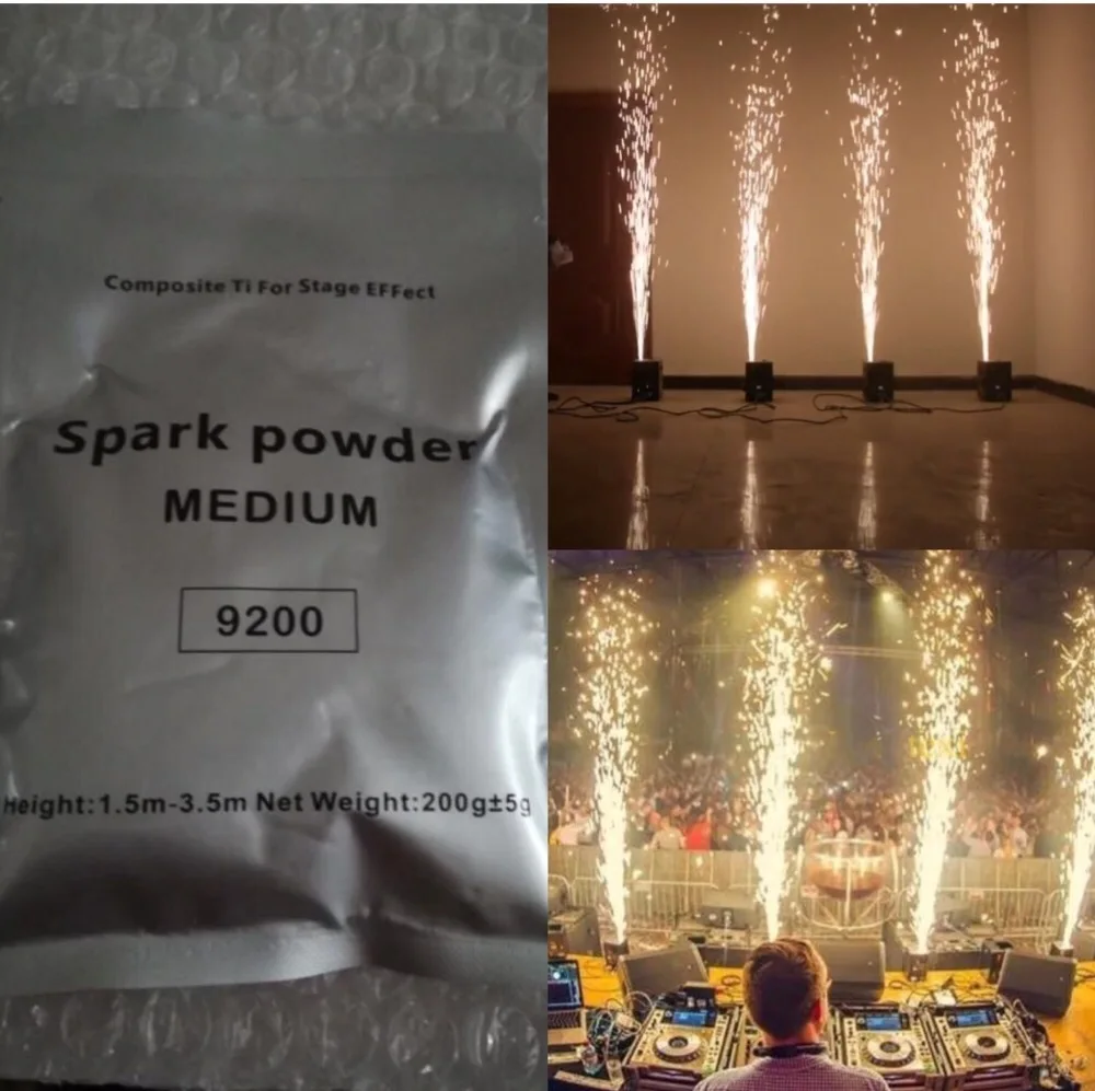 

Stage dance flame, cold fireworks The stage cold fireworks sprayer composite consumable material 200g