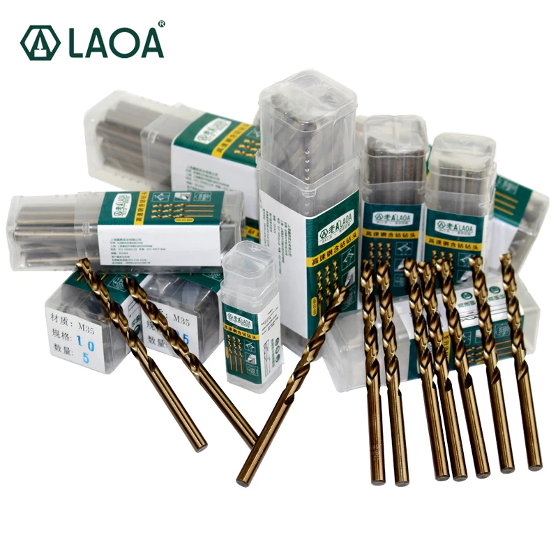 LAOA Co включает сверла из нержавеющей стали для бурения металла особенной нержавеющей стали HRC65