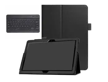 

For Lenovo TAB E10 TB-X104F 10.1Inch Tablet 2018 Release Protective Shell Bluetooth Keyboard Cover PU Leather Folding Stand Case
