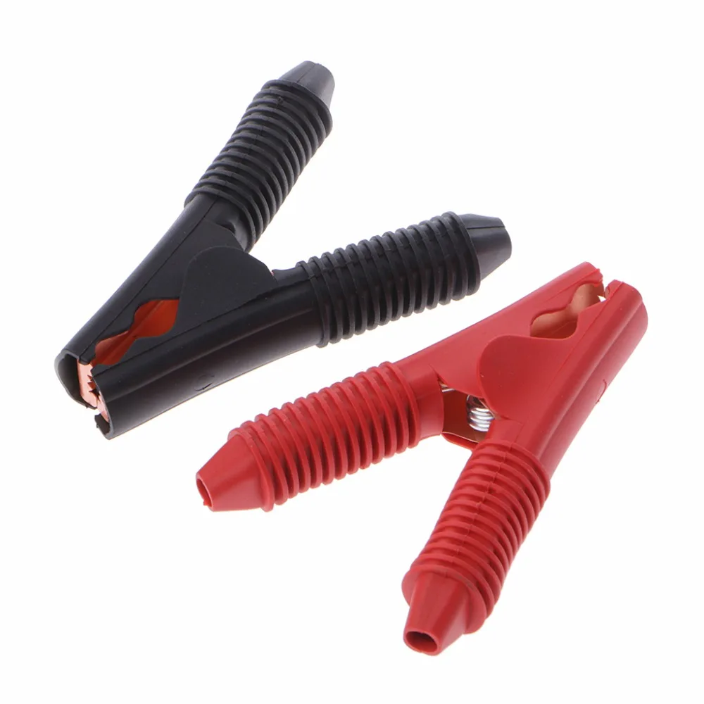 2 Pcs Vehicle Battery Charger for Crocodile Alligator Booster Testing Clip Clamp