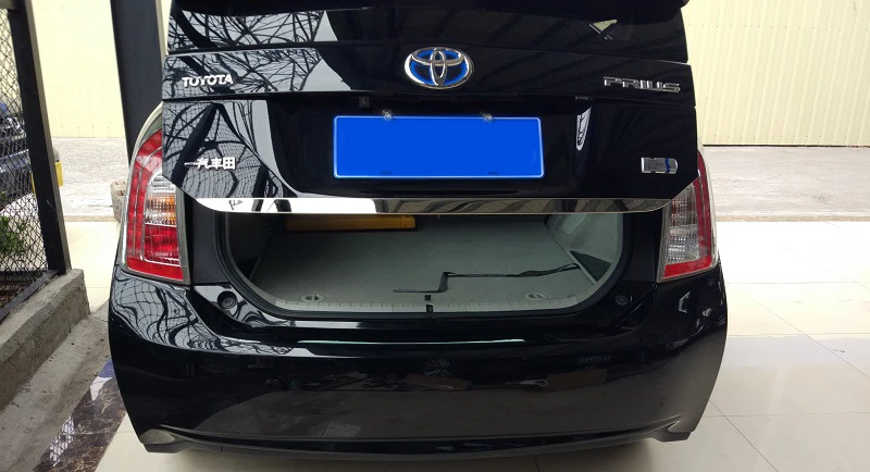 Крышка двери багажника из нержавеющей стали для Toyota Prius ZVW30 2010 2011 2012 2013 год